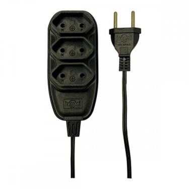 Imagem de Extensao Ilumi Pl 0,75 10Mt 10A Preto 17932