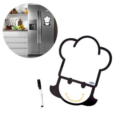 Imagem de Lousa Magnética Chef para Geladeira com Caneta e Apagador Quadro Recad