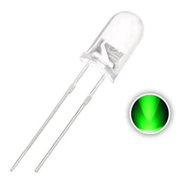 Imagem de Led Alto Brilho Verde 5mm - Kit com 1000 Unidades