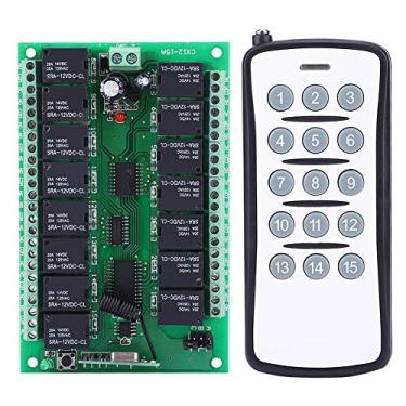 Imagem de YWBL-WH Wireless Remote Controller Switch Transmitter DC12V 15 Channel Relay + Receiver Board Transmitter Wireless Switch System, Switching Power Supply