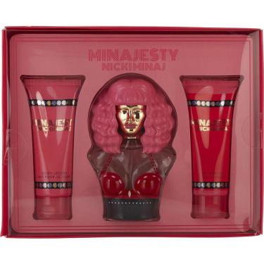 Imagem de Cx De Presente Feminino Nicki Minaj Minajesty Nicki Minaj Eau De Parfum 100 Ml + Loção Corporal 100 Ml + Gel De Banho 100 Ml