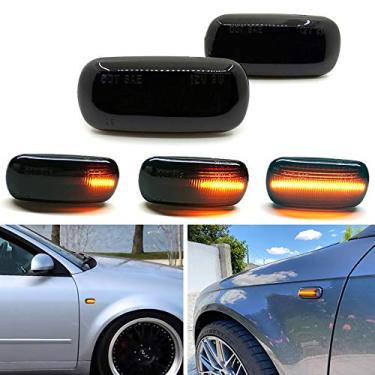 Imagem de Xinctai 2 peças de lentes fumê dinâmicas LED de seta de seta pisca-pisca sequencial fluindo para Audi A3 S3 8P A4 RS4 S4 B8 B7 B6 A6 S6 RS6 C5 C7