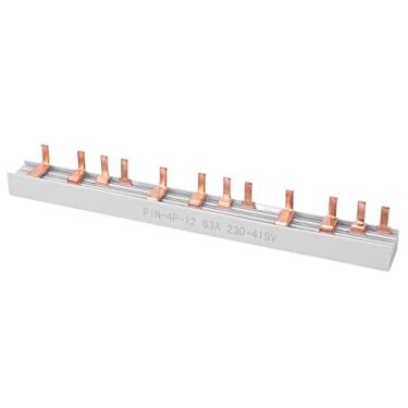 Imagem de Bloco terminal de cabo, interruptor de barramento, boa condutividade, resistência à abrasão de 12 vias