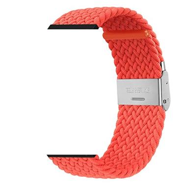 Imagem de WIKUNA Pulseiras de relógio de nylon trançado com fivela elástica para Garmin Fenix 7 7X 6 6X Pro 5X 5 3HR 945 S60 S62 Pulseira de liberação rápida Correias de nylon (Cor: A, Tamanho: Quickfit 22mm)