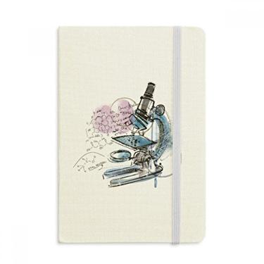 Imagem de Caderno de microscópio Chemistry Kowledge oficial de tecido capa dura diário clássico