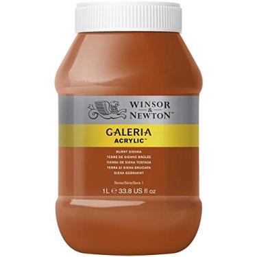 Imagem de Winsor & Newton Tinta Acrílica Galeria W&N 1 Litro 074 Burnt Sienna