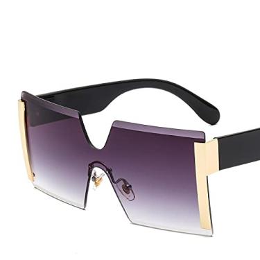 Imagem de Óculos de sol fotocromáticos sem aro fotocromáticos para homens e mulheres Óculos de sol Uv400 de uma peça 1