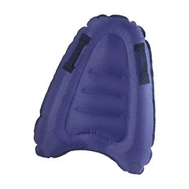 Imagem de Prancha de inflável com alças, prancha de surf flutuante inflável para pisci infantil prancha de destação macia flutuante de praia mini, Azul