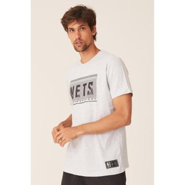 Imagem de Camiseta NBA Estampada Brooklyn Nets Casual Masculino-Masculino