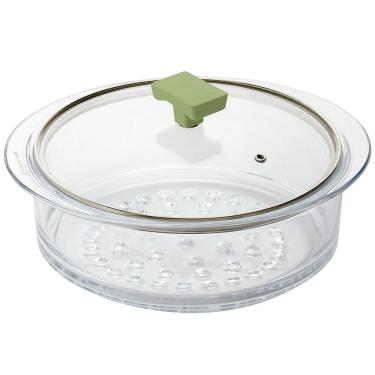 Imagem de Vaporeira Steamer em Vidro Ghidini Vera - 24 cm