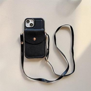 Imagem de Alça porta-cartão carteira maleta para Huawei P50 P40 Pro P30 Mate 50 40 30 Capa de almofada de ar, preta, For Honor 70