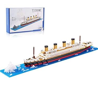 Imagem de COZYMASS Titanic Modelo Toy Micro Block Sets Mini Buliding 
