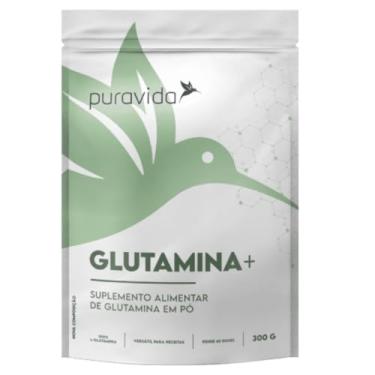 Imagem de Glutamina + L-Glutamina100% Aminoácido S/Sabor Puravida 300g