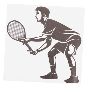 Imagem de STAHAD adesivos de parede esportivos vinis decorativos de esportes de tênis cartaz de tenistas adesivos esportivos adesivo de parede de tênis esportivo adesivo de parede autoadesivo mural