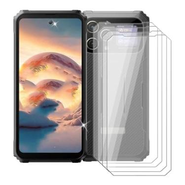 Imagem de Ikiiqii Protetor de tela para Blackview BL8000 (6,7 polegadas) (pacote com 4), vidro temperado de dureza 9H HD antiarranhões, película protetora antiimpressões digitais para Blackview BL8000