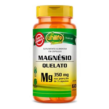 Imagem de Magnésio Quelato Unilife (Bisglicinato) 60 Cáps