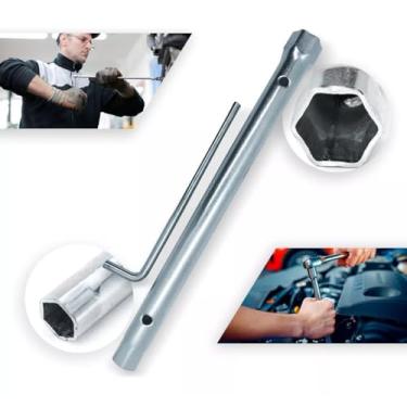 Imagem de Chave De Vela Longa 300mm 16/21mm Universal Tubo Ignição