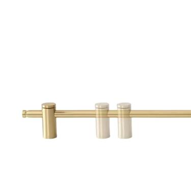 Imagem de Puxador de móveis de latão longo dourado, armário de cozinha, armário de cabeceira, maçaneta/punho de móveis de banheiro, comprimento 360mm x 1 peça