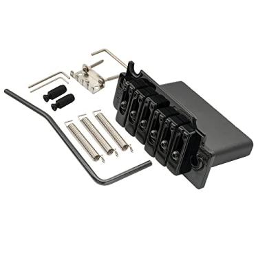 Imagem de Wilkinson WVS50K 54mm 2 Pivôs Ponte Tremolo Carrinhos con Trava Bloco de Aço para Guitarra Estilo Squier ST, Preta