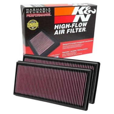 Imagem de K&N Filtro de ar esportivo, alto desempenho, lavável para Land Rover V5.0V8 | 4.4V8 | 3.0V6 | 3.0L6 | 2.0L4 | 33-2446