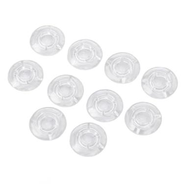 Imagem de 10 Pçs Guitarra Footswitch Topper Claro Abs Plástico Diâmetro Interno 10mm pé Tampa do Prego Proteção para Pedal Tampa de Proteção