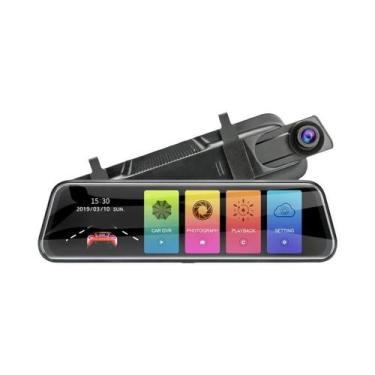 Imagem de Câmera Dash Cam DVR para Carro com Tela de 10 Polegadas - Resolução 2.