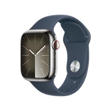 Imagem de Apple Watch Series 9 Gps + Cellular Caixa Prateada De Aço Inoxidável 4