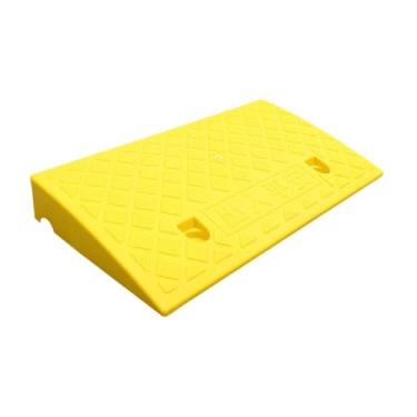 Imagem de Zialofi Almofada de Rampa para Entrada de Veículos, Modelo Triangular, a 7cm Amarelo