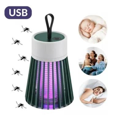 Imagem de Luminária Mata Mosquitos Led Usb Insetos E Pernilongos - Monac