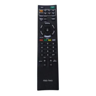 Imagem de Controle Remoto Compatível Com Tv Sony Bravia Led Lcd 7443 Novo - New,