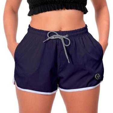 Imagem de Shorts Feminino Básico Moda Praia Casual Treino Academia Soltinho Seca