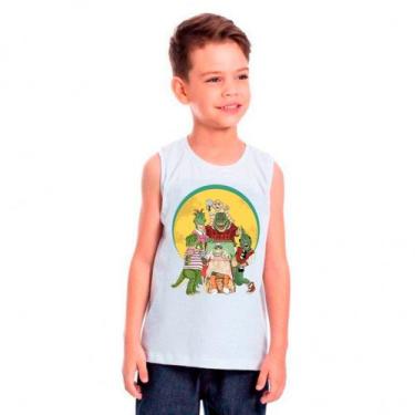 Imagem de Camiseta Familia Dinossauro Infantil - DESIGN CAMISETAS, Regata, 2