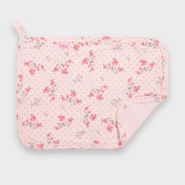 Imagem de Toalha de Boca com Prendedor de Chupeta - Baby Duck, Floral R