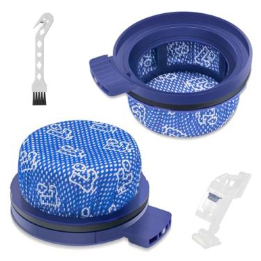 Imagem de Filtros para aspirador de pó sem fio Samsung BESPOKE Jet VS20A958FWN, VS20A95923B/AA, VS20A95923N/AA, VS20A95923W/AA, 2 filtros HEPA de substituição