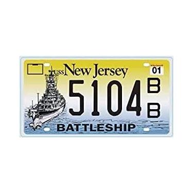 Imagem de OPO 10 - USA car License Plate - 30x15 cms Metal Replica: New Jersey (C34)