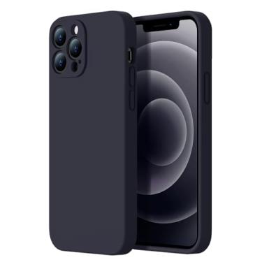 Imagem de Kiresen Capa projetada para iPhone 11 Pro Max – Proteção de câmera atualizada – Forro interno de microfibra macia – Capa protetora à prova de choque de silicone líquido 6,5 para homens, mulheres e