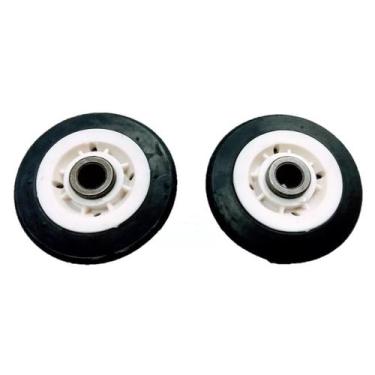 Imagem de 2x Roldana Tambor Secadora Brastemp Ative 326015418 Original - Consul/