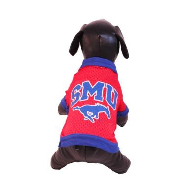 Imagem de Camiseta de malha atlética NCAA Southern Methodist Mustangs (Cor do time, PP)