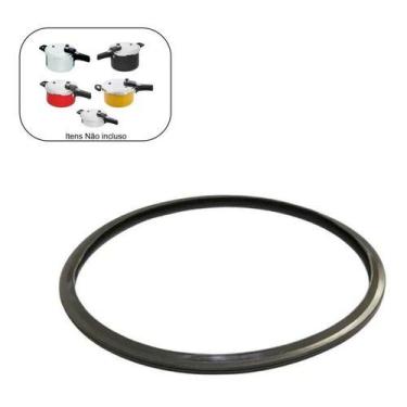 Imagem de Borracha De Vedação Panela De Pressão 4,5l Nigro Eterna Pt - Catumbi