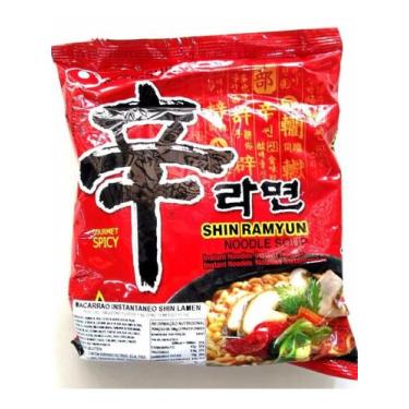 Imagem de Miojo Coreano Apimentado Shin Ramyun 100g Nong Shin