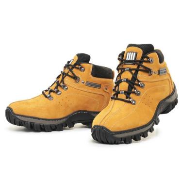 Imagem de Bota Coturno em Couro Polo Urban com Cadarço Costura Manual e Sola Rob