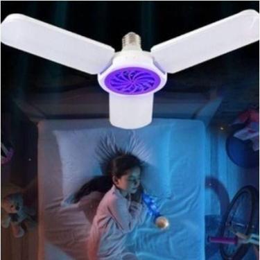Imagem de Lâmpada Led Matador De Mosquitos Mute Violet 3 Hélices - oem
