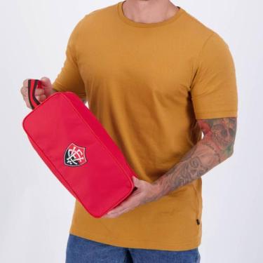 Imagem de Porta Chuteira Vitória Vermelha - Jc Bandeiras, Único