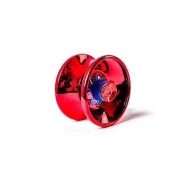 Imagem de Yoyo Profissional de Rolamento freestyle Vermelho + 10 cordas Profissi