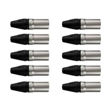 Imagem de Kit Conector Xlr Macho Wc 1013 (10un) Wireconex