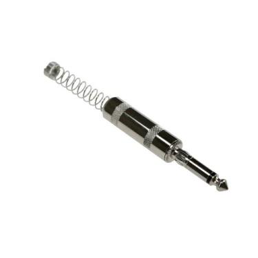 Imagem de Plug P10 Mono C/ Mola e Trava -  Kit 10 Pçs - TBLACK