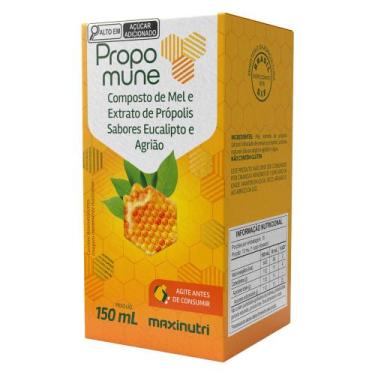 Imagem de Propomune Xarope Mel Própolis Eucalipto Agriao 150 ml Maxinutri