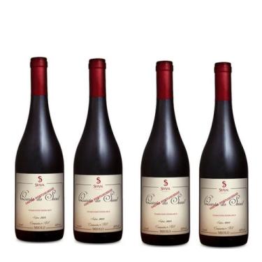 Imagem de Kit 4 Un Vinho Miolo Quinta do Seival Castas Portuguesas 750 ml
