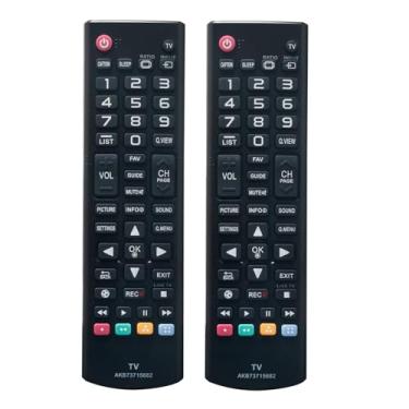 Imagem de 2 peças AKB73715682 controle remoto substituído -ALLIMITY - adequado para LG Smart TV AKB73715682 controle remoto AKB73715608 50LN5400 55LN5500 32LN520B 42LN5300 39LN53000 47LN 5400 42LN5200 55LN5400