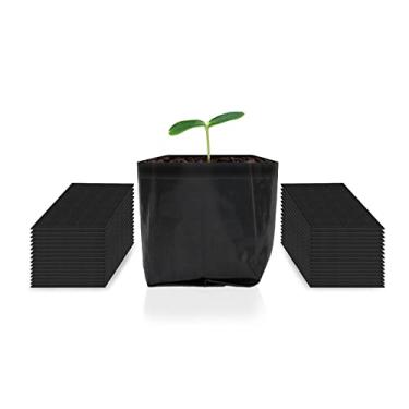 Imagem de AC Infinity Sacos de berçário 1/4 galão, bolsas de crescimento de tecido não tecido, pacote com 50 vasos de plantas biodegradáveis para início de sementes, transplante de solo, suprimentos de jardim doméstico